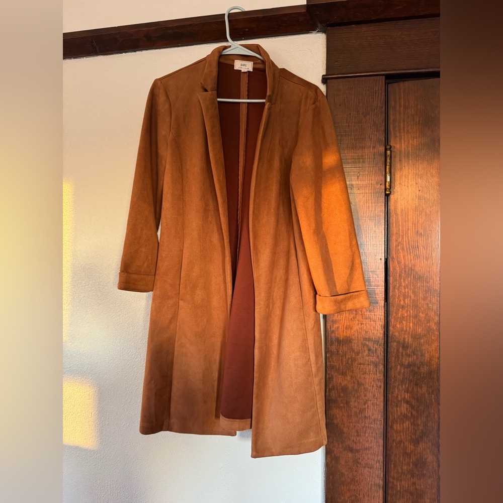 Have Camel Suede Jacket Size Large